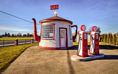 Gasolineras extravagantes, extrañas e inolvidables.