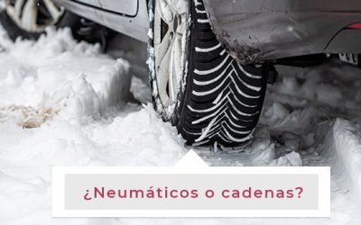 Neumáticos de Invierno: ¿son las ruedas de contacto mejores que las cadenas?