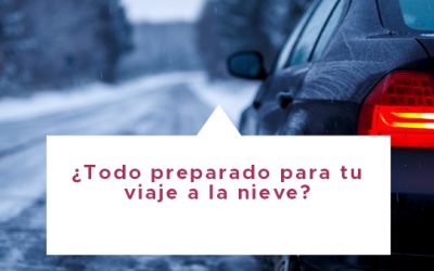 ¿Todo preparado para tu viaje a la nieve?